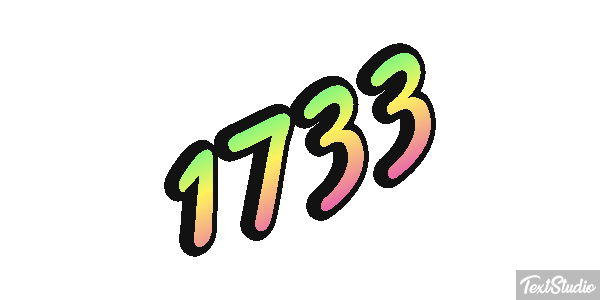 1733 Efekt tekstowy