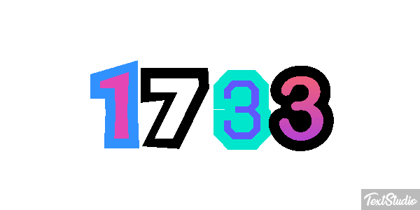 1733 Efekt tekstowy