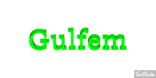 Gülfem Efecto de texto