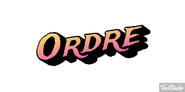 Ordre Effet de texte