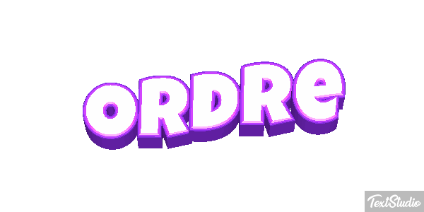 Ordre Effet de texte