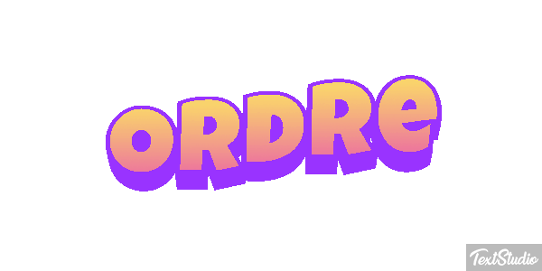 Ordre Effet de texte