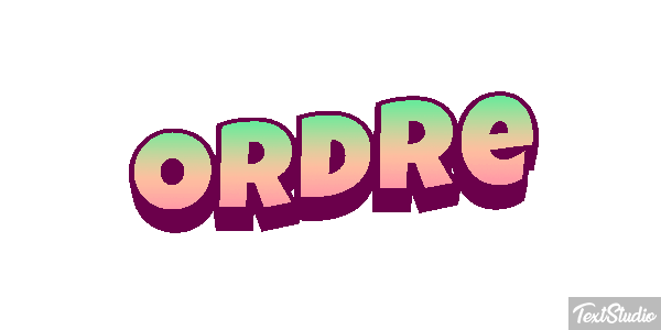 Ordre Effet de texte