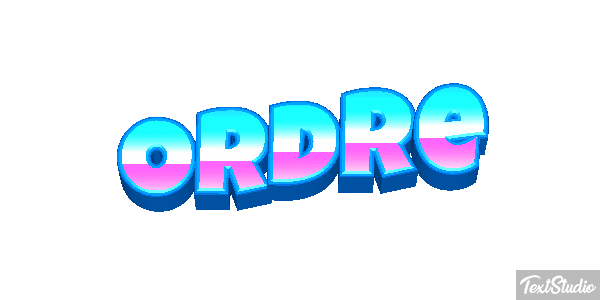 Ordre Effet de texte