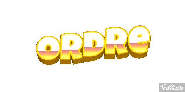 Ordre Effet de texte