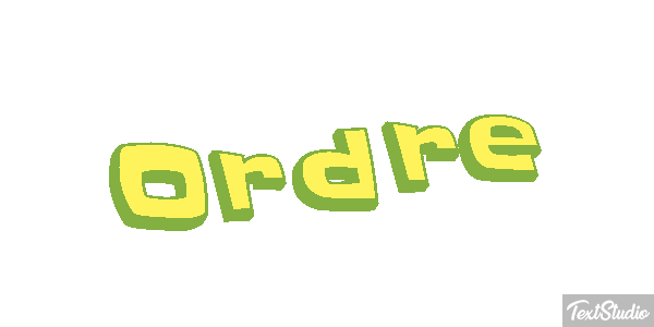 Ordre Effet de texte