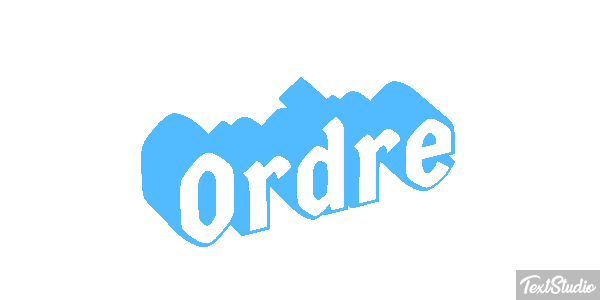 Ordre Effet de texte