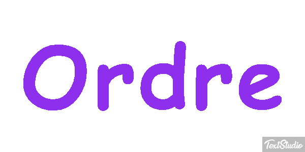 Ordre Effet de texte