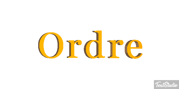 Ordre Effet de texte