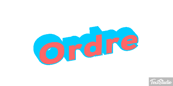 Ordre Effet de texte