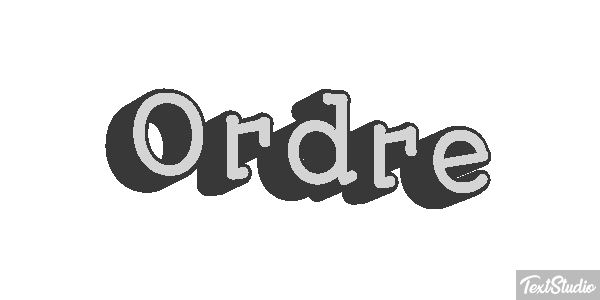 Ordre Effet de texte