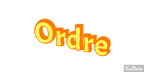 Ordre Effet de texte