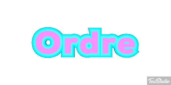 Ordre Effet de texte