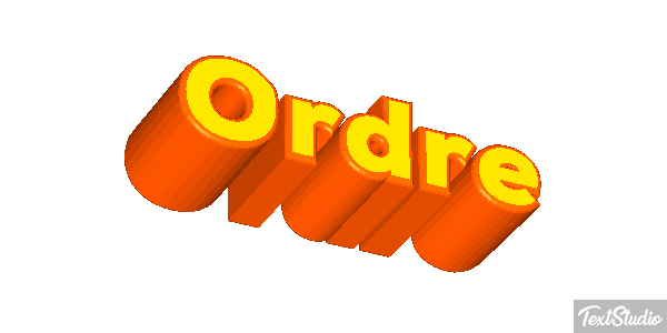 Ordre Effet de texte