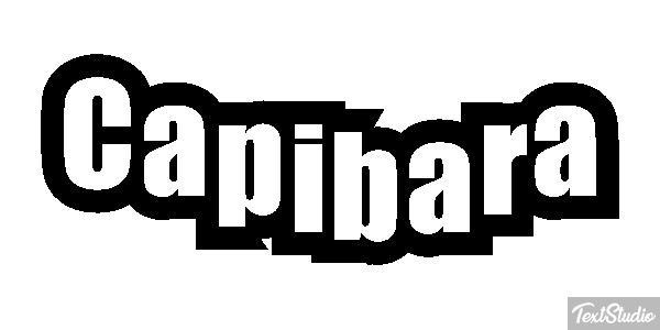 Capibara Effetto testo