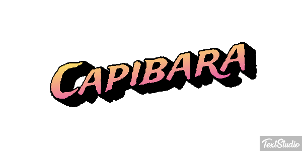 Capibara Effetto testo