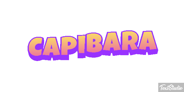 Capibara Effetto testo