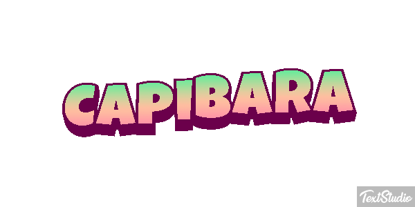 Capibara Effetto testo