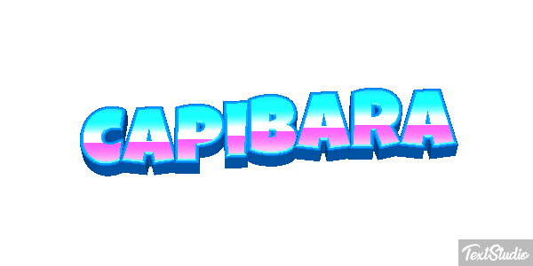 Capibara Effetto testo