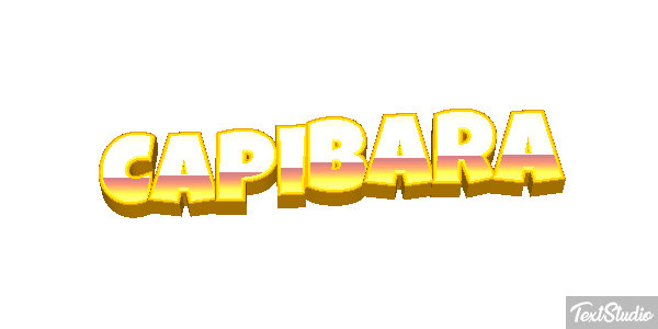 Capibara Effetto testo