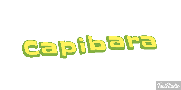 Capibara Effetto testo