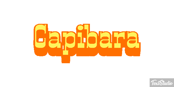 Capibara Effetto testo