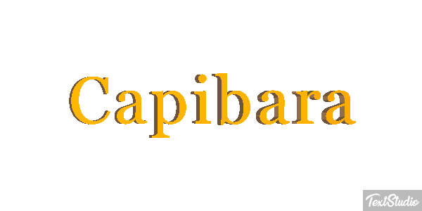 Capibara Effetto testo