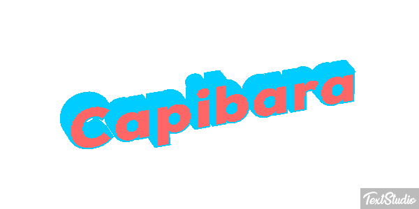 Capibara Effetto testo
