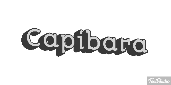 Capibara Effetto testo