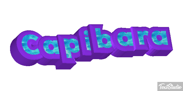 Capibara Effetto testo