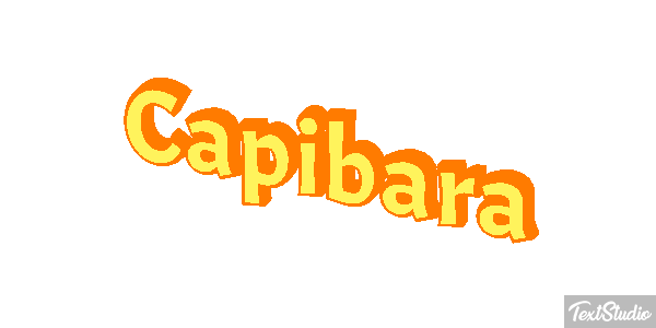 Capibara Effetto testo
