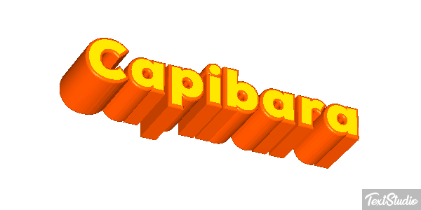 Capibara Effetto testo