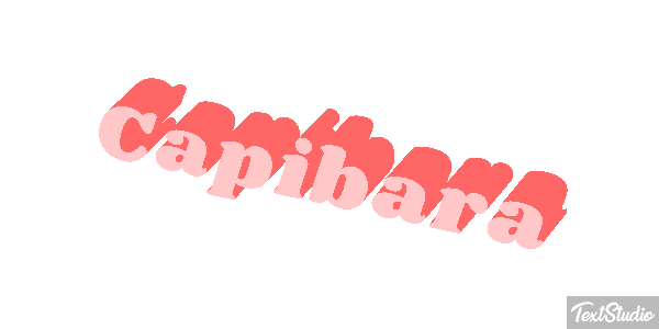 Capibara Effetto testo
