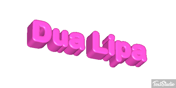 Dua Lipa Efeito do texto