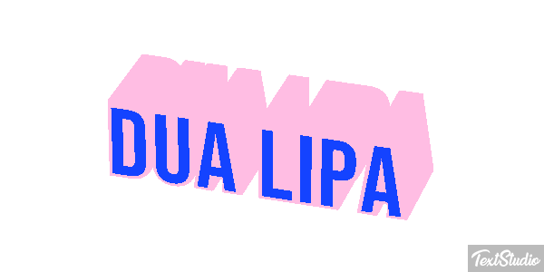 Dua Lipa Efeito do texto