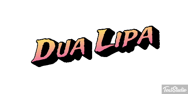 Dua Lipa Efeito do texto