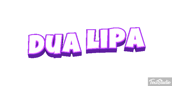 Dua Lipa Efeito do texto
