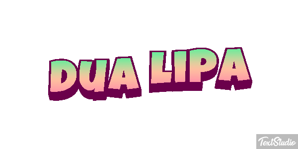 Dua Lipa Efeito do texto