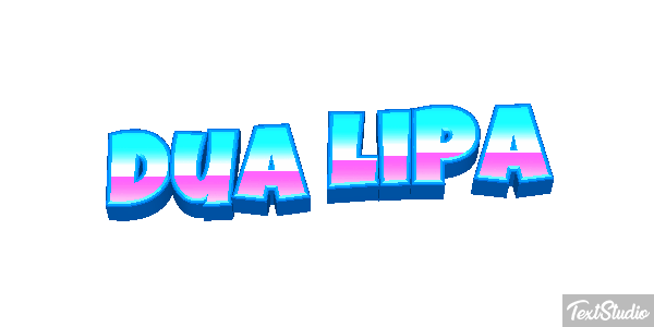 Dua Lipa Efeito do texto