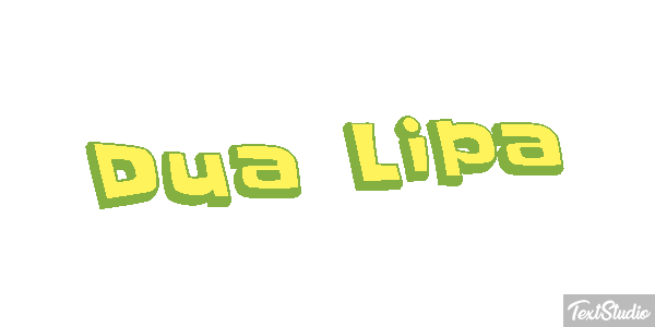 Dua Lipa Efeito do texto