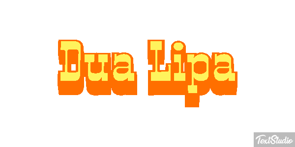 Dua Lipa Efeito do texto