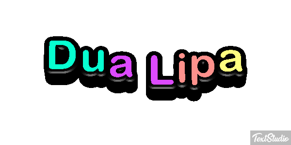 Dua Lipa Efeito do texto