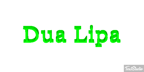 Dua Lipa Efeito do texto