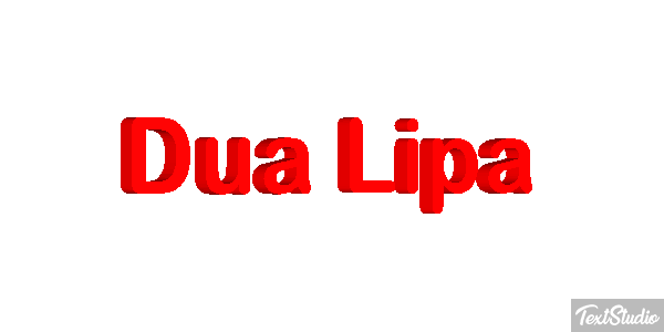Dua Lipa Efeito do texto