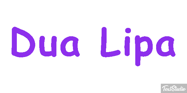 Dua Lipa Efeito do texto