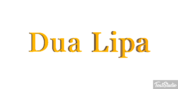 Dua Lipa Efeito do texto
