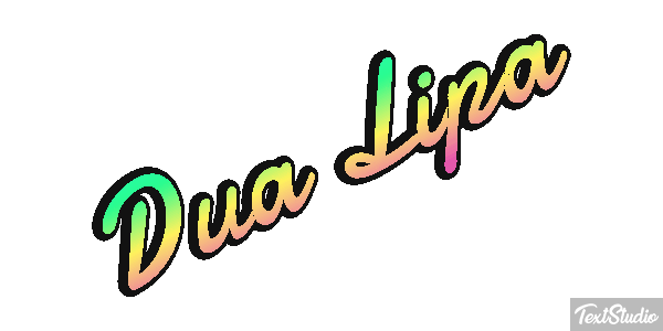 Dua Lipa Efeito do texto