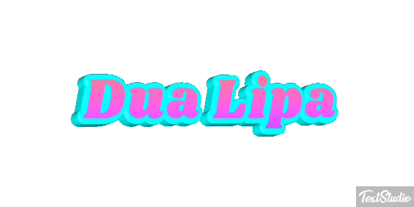 Dua Lipa Efeito do texto