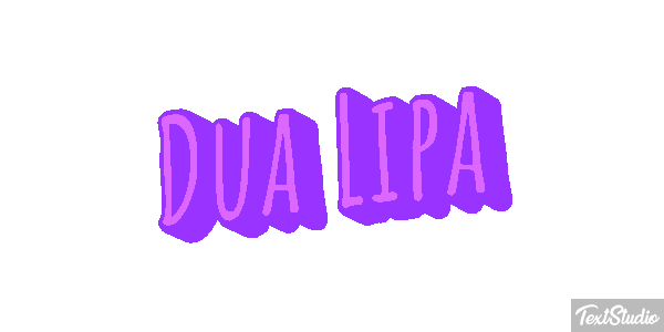 Dua Lipa Efeito do texto