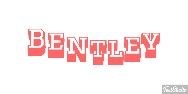 Bentley Effet de texte